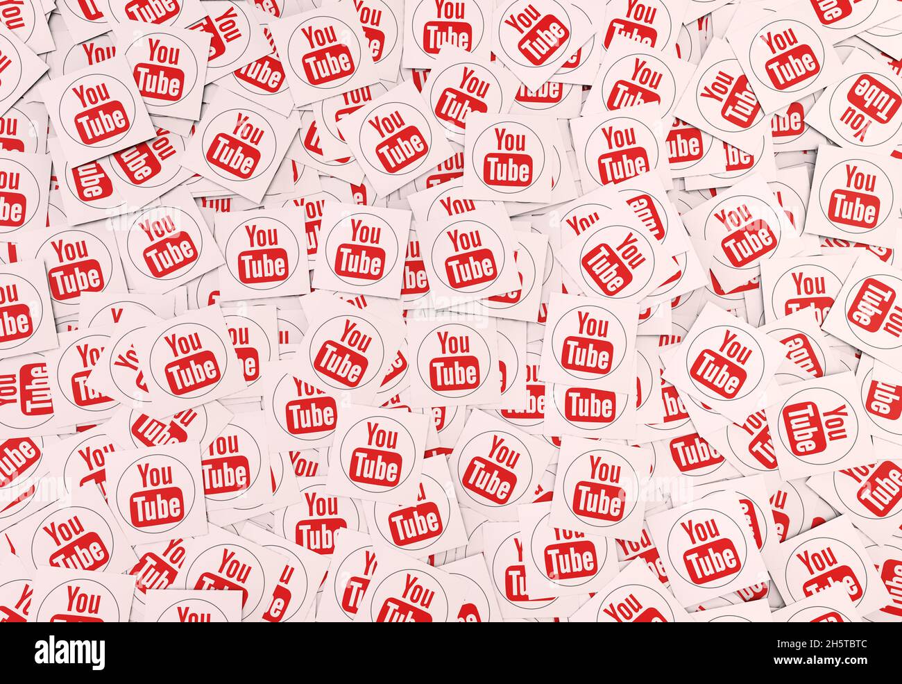 youtube-Bilder, youtube-Hintergrunddesigns Stockfoto