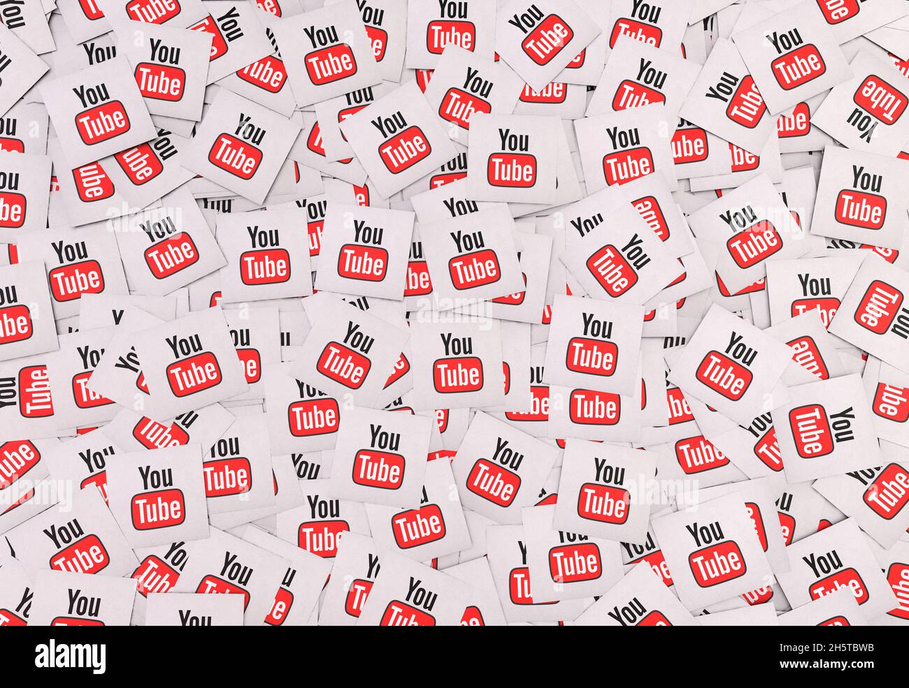 youtube-Bilder, youtube-Hintergrunddesigns Stockfoto