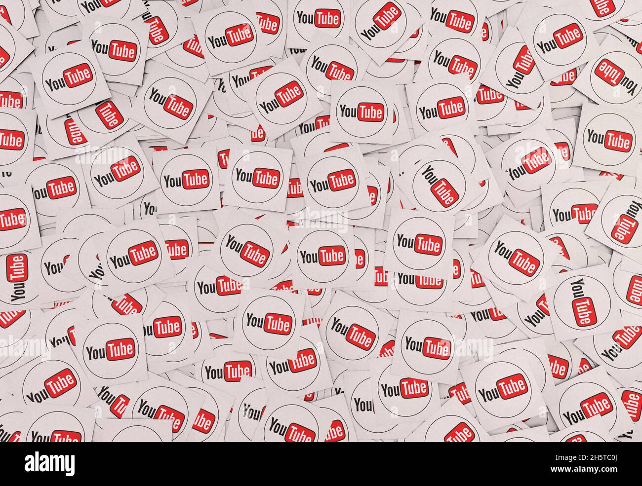 youtube-Bilder, youtube-Hintergrunddesigns Stockfoto