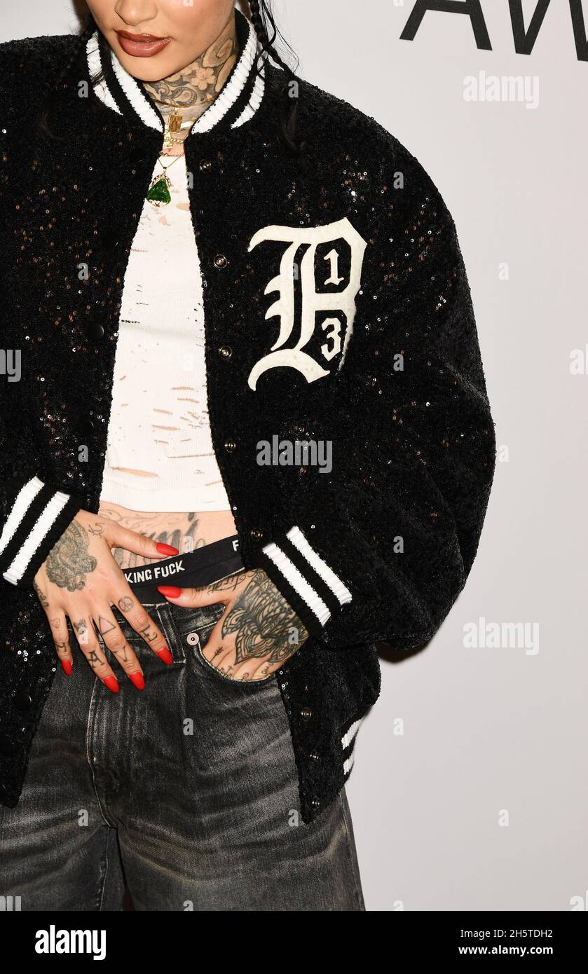 New York, USA, 10. November 2021 im Bild Kehlani nimmt an den CFDA Fashion Awards 2021 Teil, die im Pool and Grill Restaurant abgehalten werden Kredit: Jennifer Graylock/Alamy Live News Stockfoto