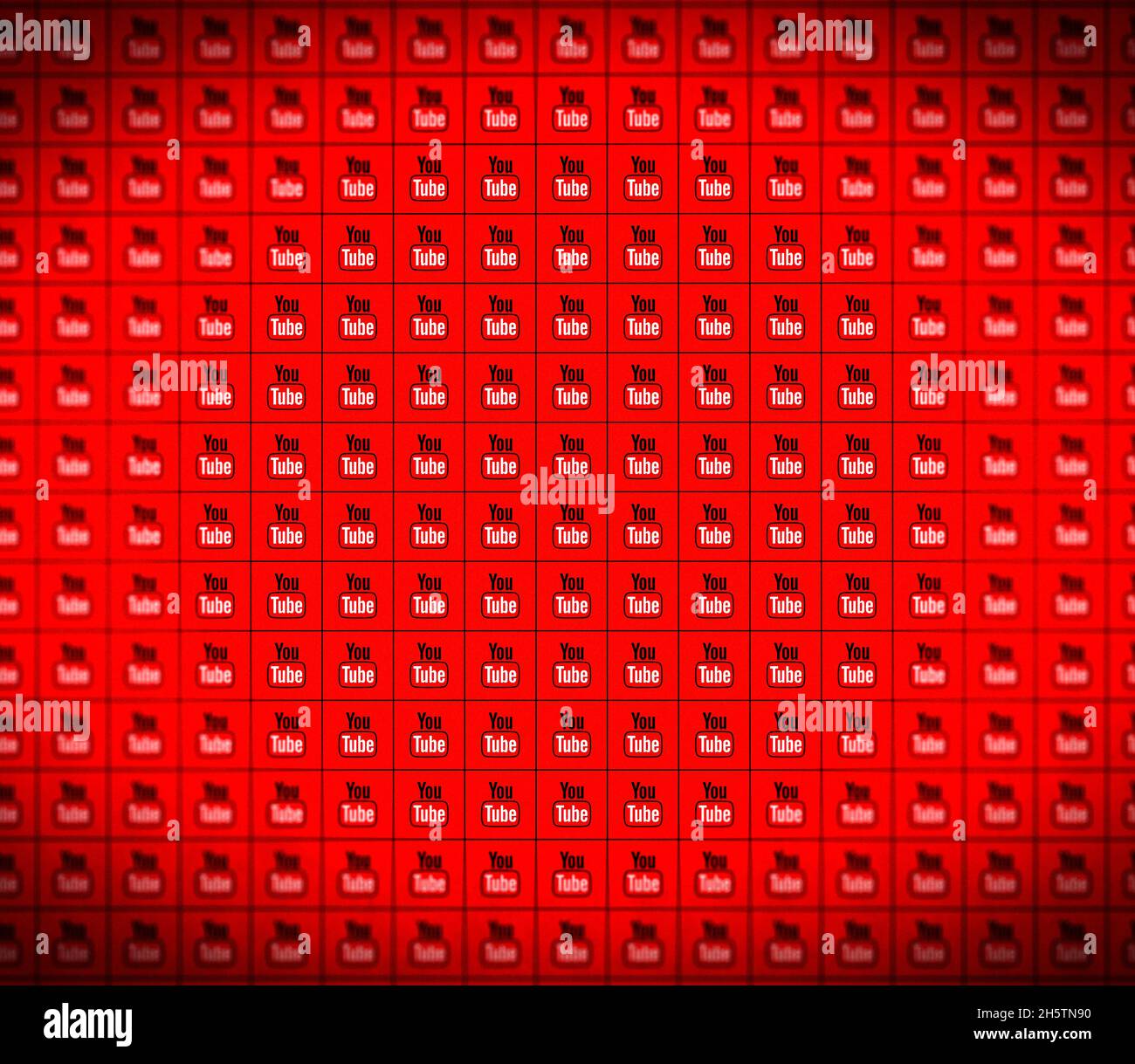 youtube-Bilder, youtube-Hintergrunddesigns Stockfoto