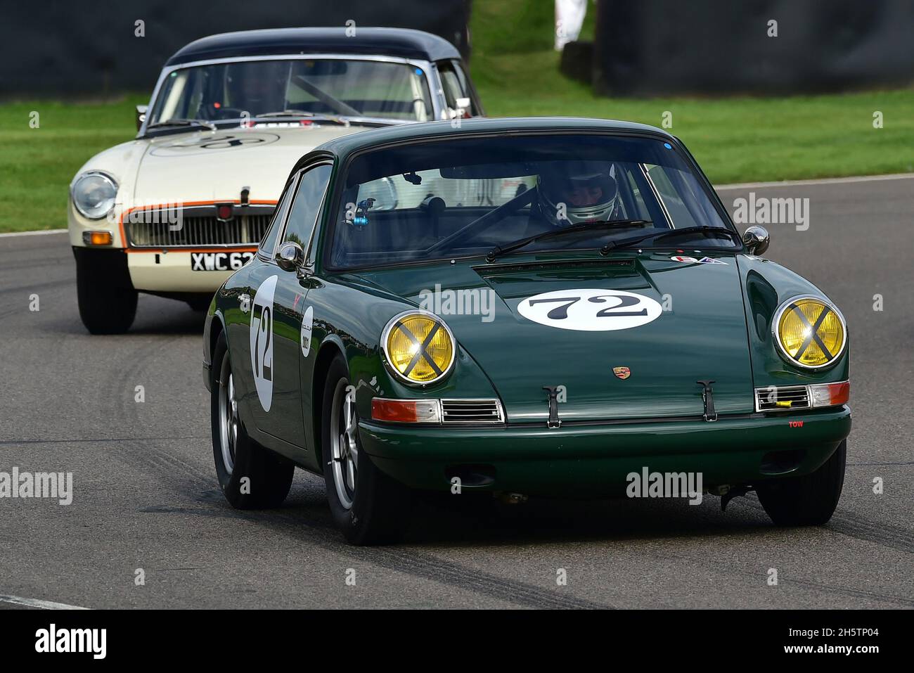 James Cottingham, Porsche 911, Ronnie Hoare Trophy, Road Going Sports und GT-Fahrzeuge, die für die Wettkämpfe zwischen 1960 und 1966 stehen Stockfoto