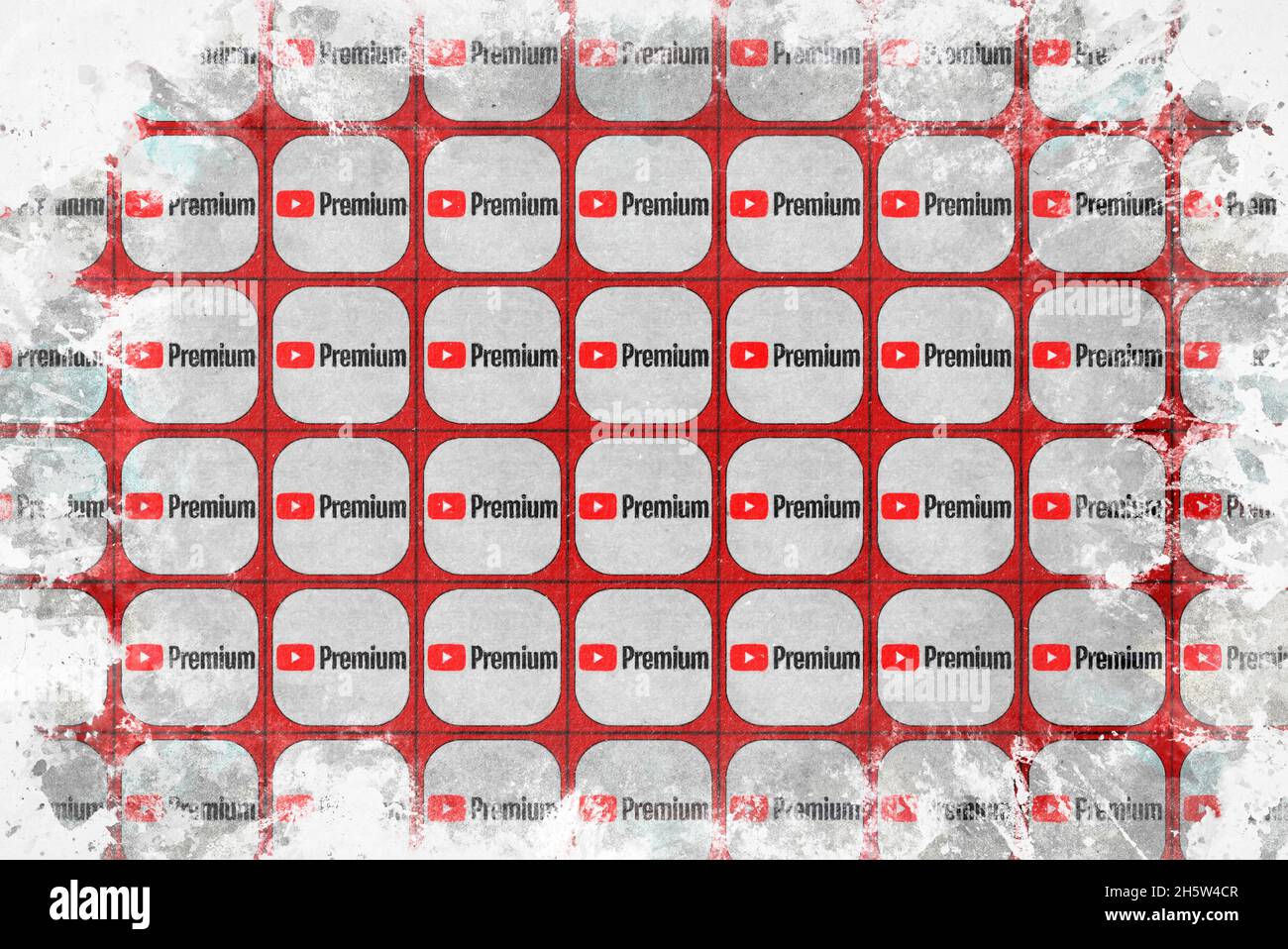 youtube-Bilder, youtube-Hintergrunddesigns Stockfoto