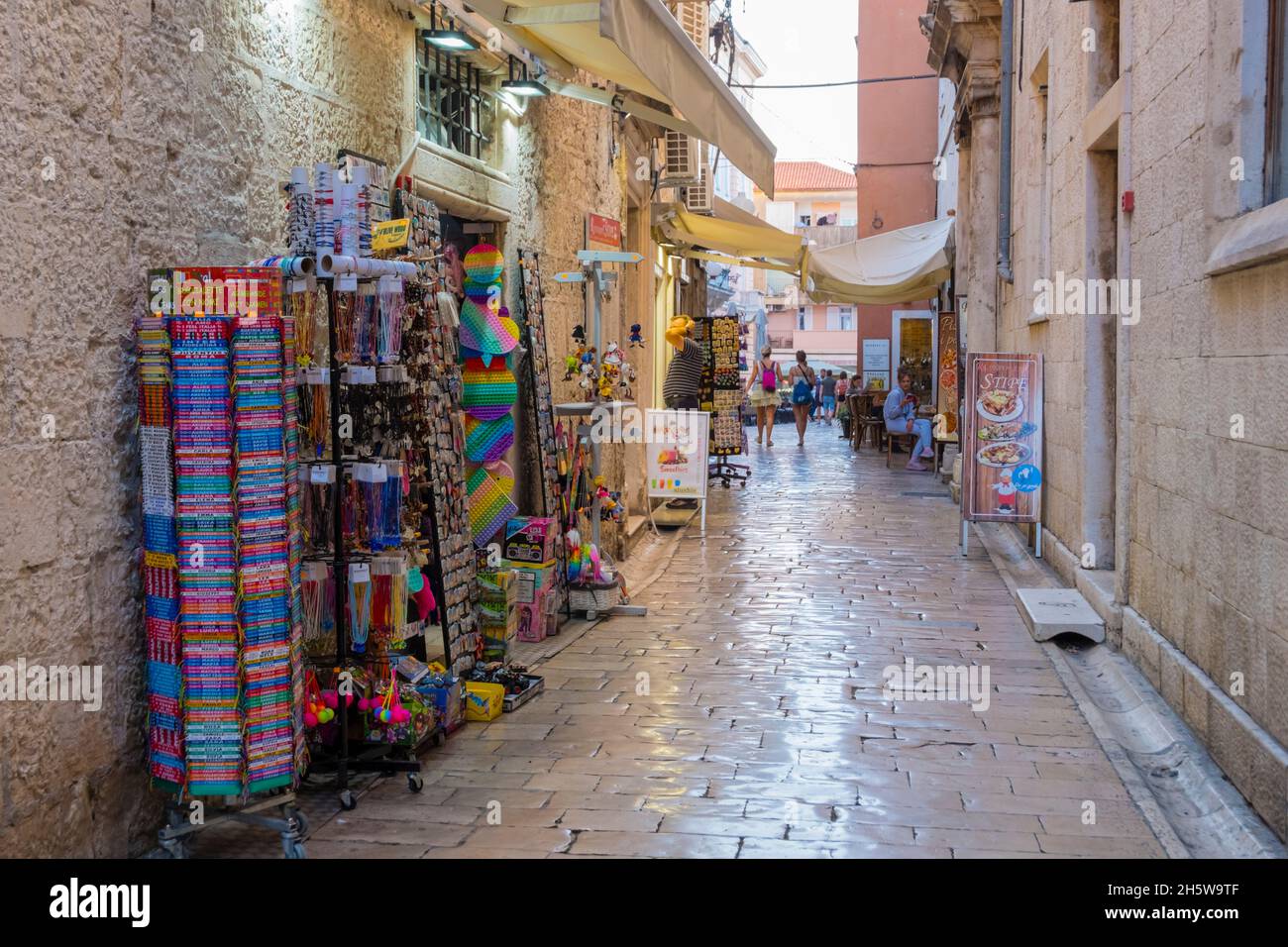 Ulica Plemica Borelli, Altstadt, Zadar, Kroatien Stockfoto