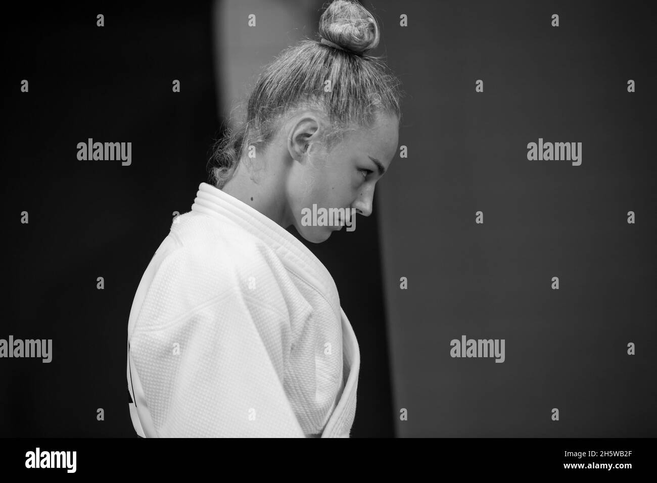 24. JULI 2021 - TOKIO, JAPAN: Daria BILODID der Ukraine vor dem Halbfinale der Judo-Frauen mit 48 kg bei den Olympischen Spielen in Tokio 2020 (Foto: Mickael CH Stockfoto