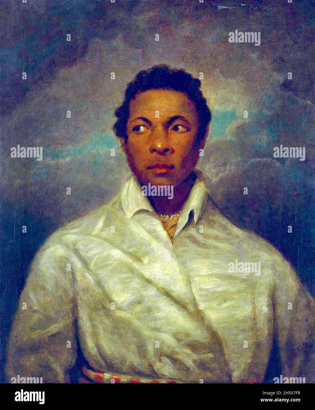 IRA Aldridge im Charakter von Othello - zugeschrieben James Northcote - 1826 Stockfoto