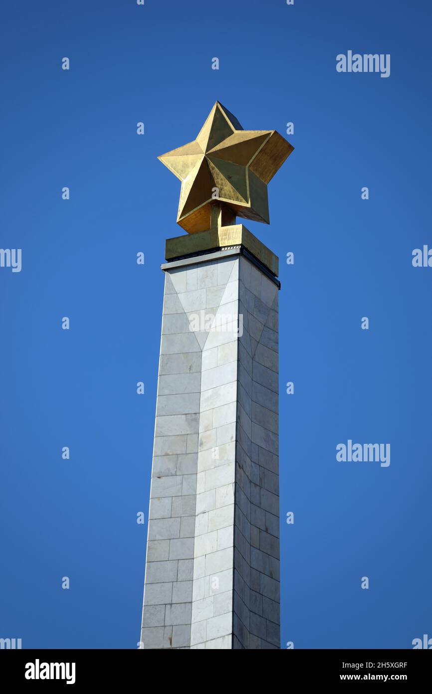 Siegesdenkmal in Kiew Stockfoto