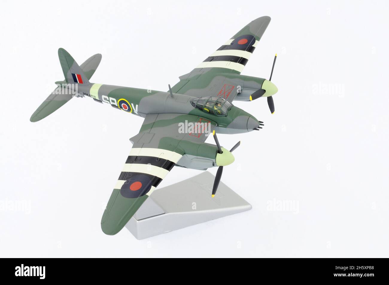 Corgi Aviation Archiv Sammlung Druckguss-Metall De Havilland Mosquito Jagdbomber 1/72 Modell Display Flugzeuge Stockfoto