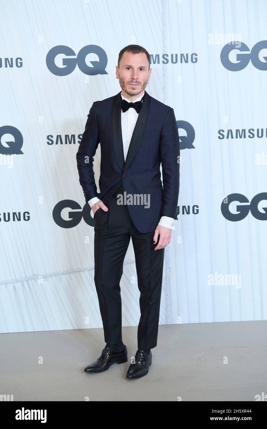 Madrid. Spanien. 20211111, Ruben Ochandiano nimmt am 11. November 2021 an der 20. Ausgabe der GQ Men of the Year Awards im Palace Hotel in Madrid Teil. Quelle: MPG/Alamy Live News Stockfoto