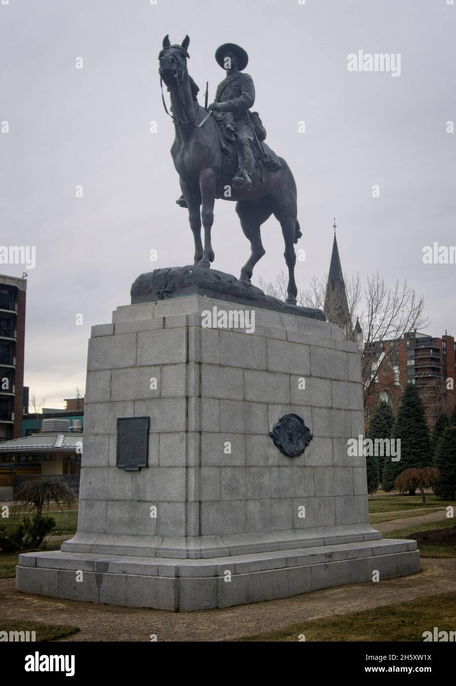Central Memorial Park Calgary, Alberta Stockfoto Central Memorial Park Calgary, Alberta Stockfoto