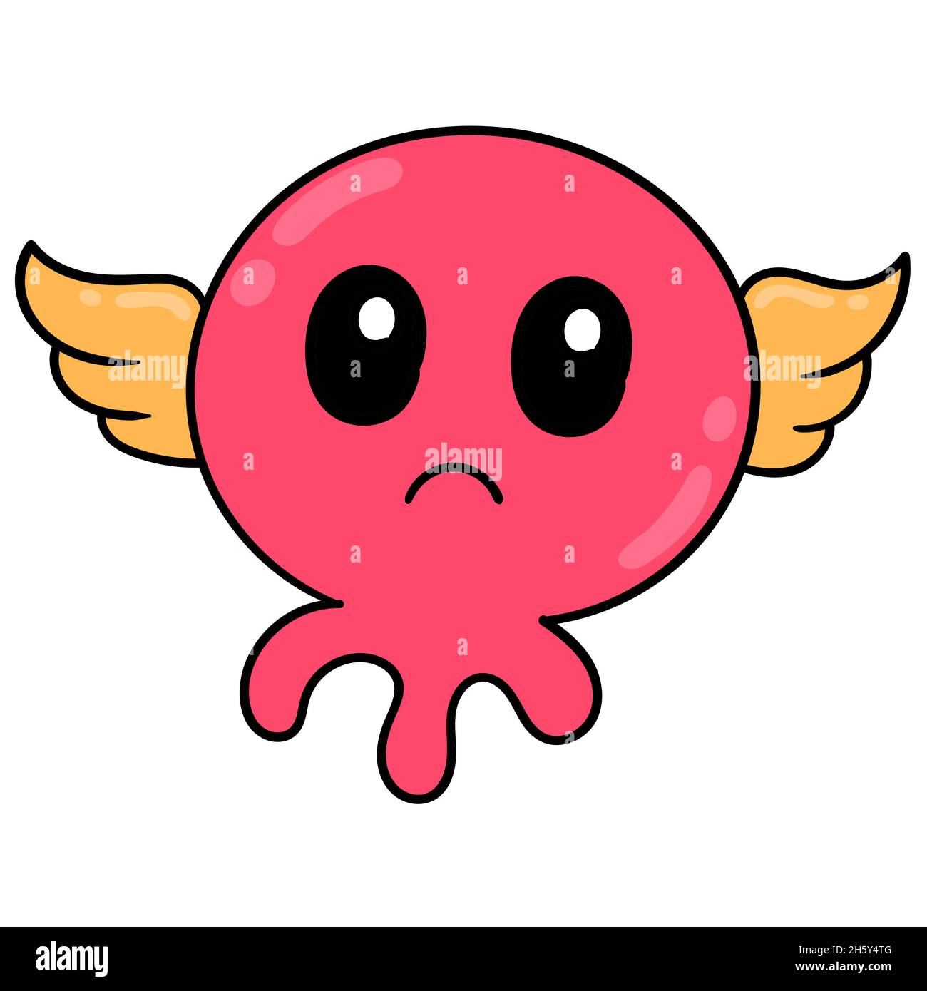Unschuldig aussehende Kreatur aus dem Roten Meer Stock Vektor