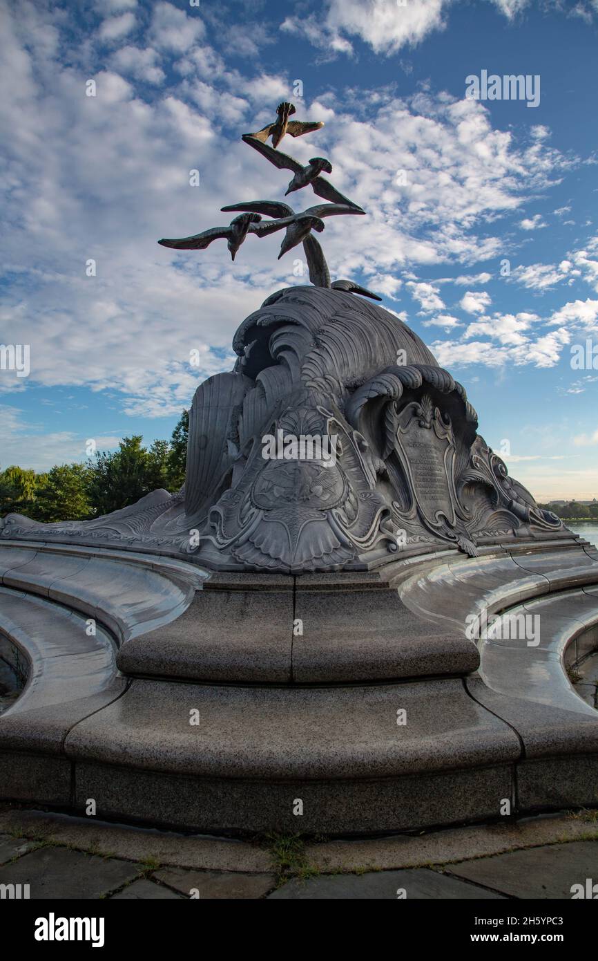 Lyndon Baines Johnson Memorial Grove auf dem Potomac Stockfoto