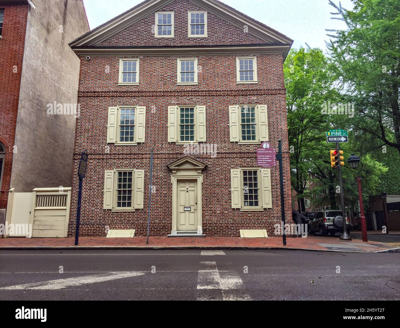 Thaddeus Kosciuszko National Memorial in Pennsylvania Stockfoto