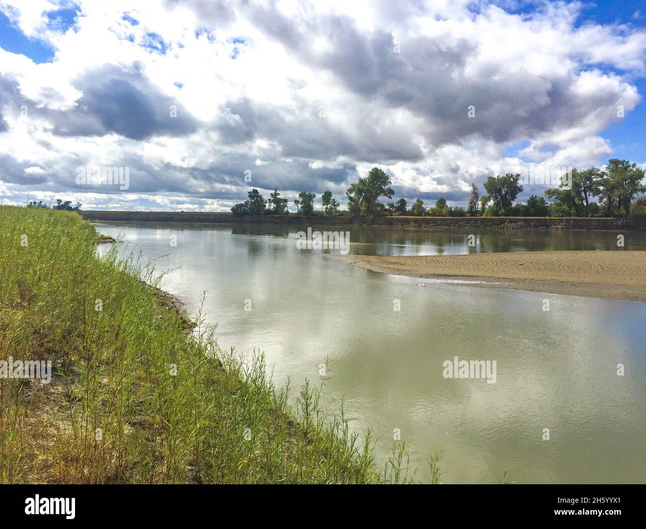 Fort Union Trading Post National Historic Site in Montana und North Dakota Stockfoto