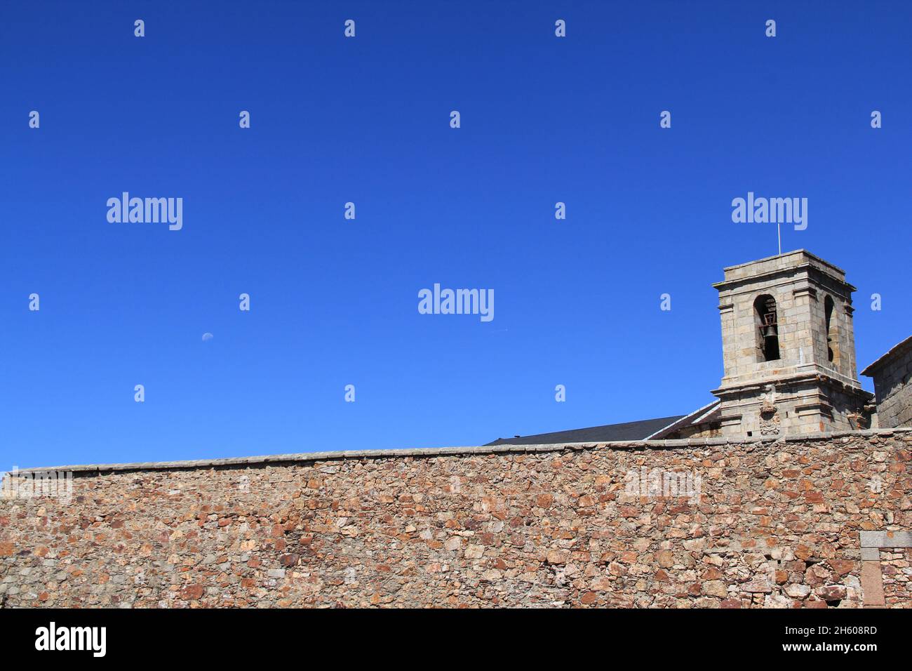 Vista desde la Peña de Francia, Salamanca. Stockfoto