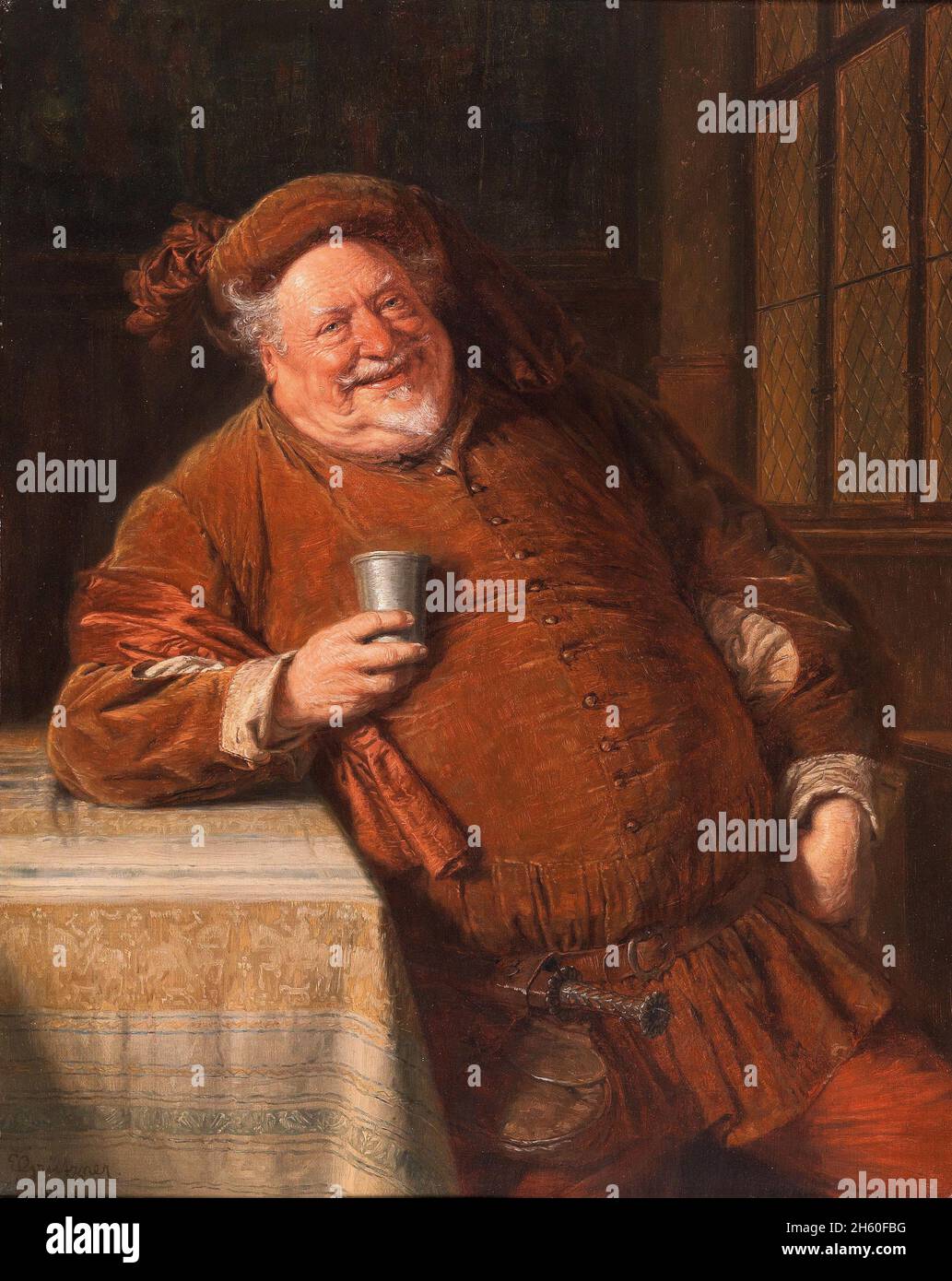 Eduard von Grützner - Falstaff - 1904 Stockfoto
