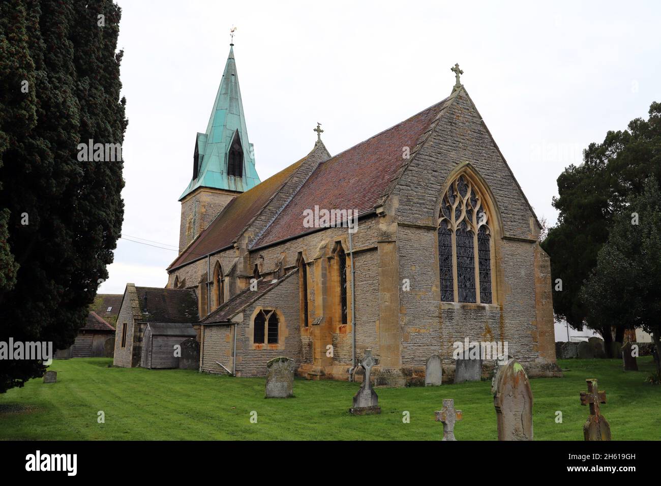 St James Church, Harvington, Worcestershire Stockfoto