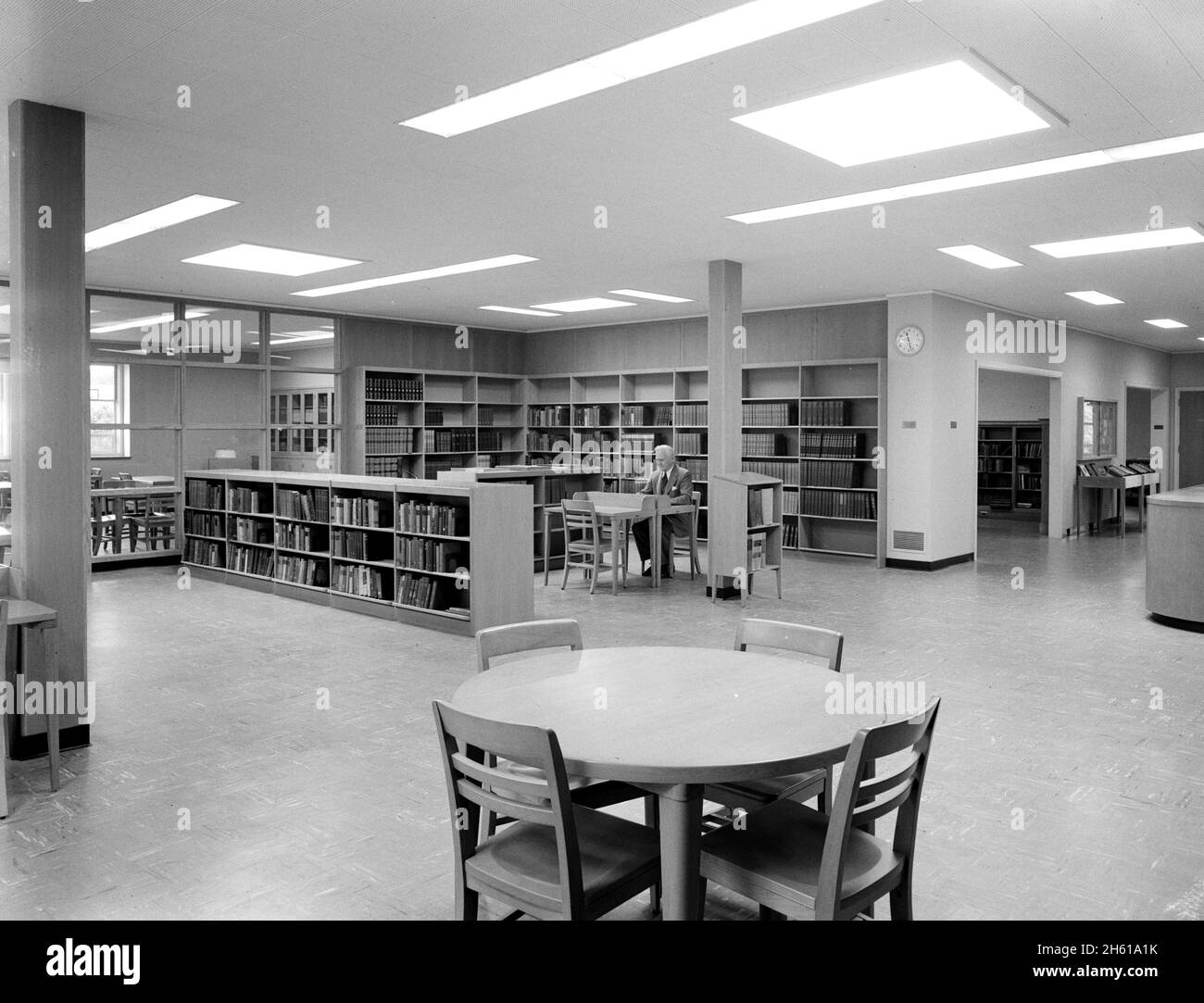 New Canaan Public Library, New Canaan, Connecticut; 1953 Stockfoto