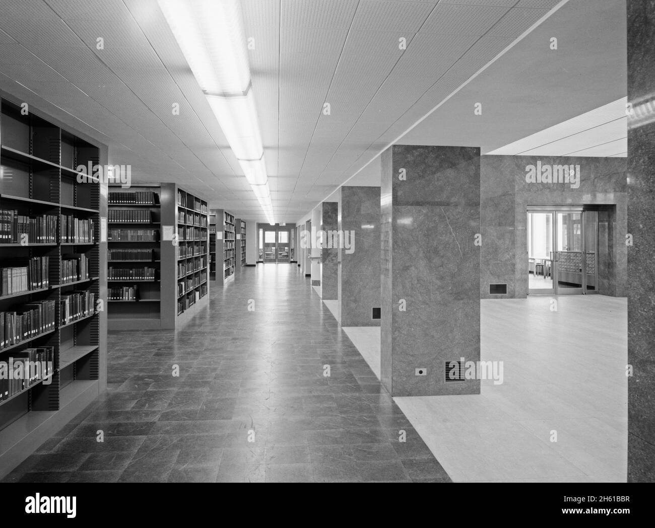 Lamont Library, Harvard University, Cambridge, Massachusetts; 1949 Stockfoto