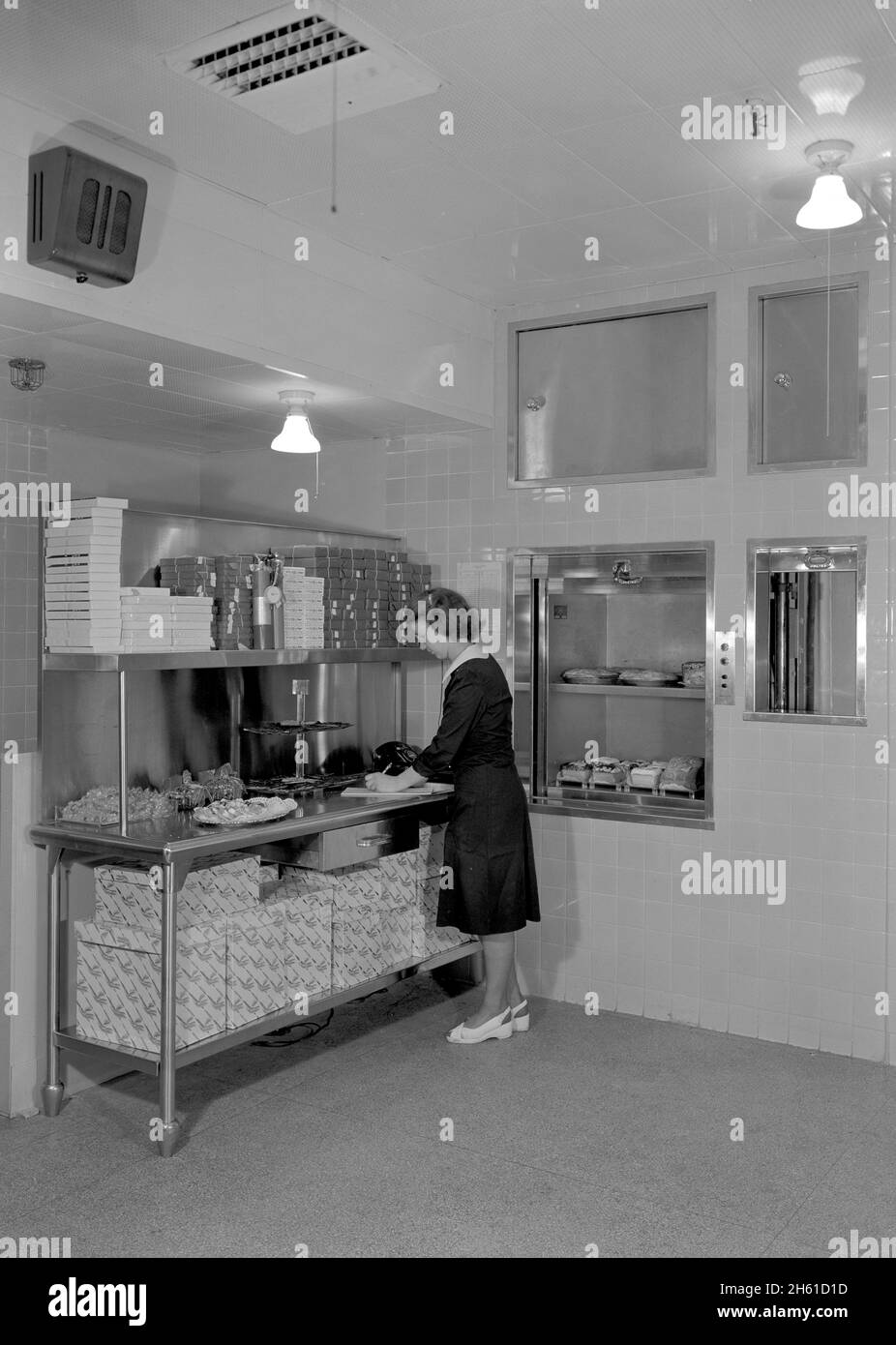 Schrafft's, Esso Building, Rockefeller Center, New York; 1948 Stockfoto