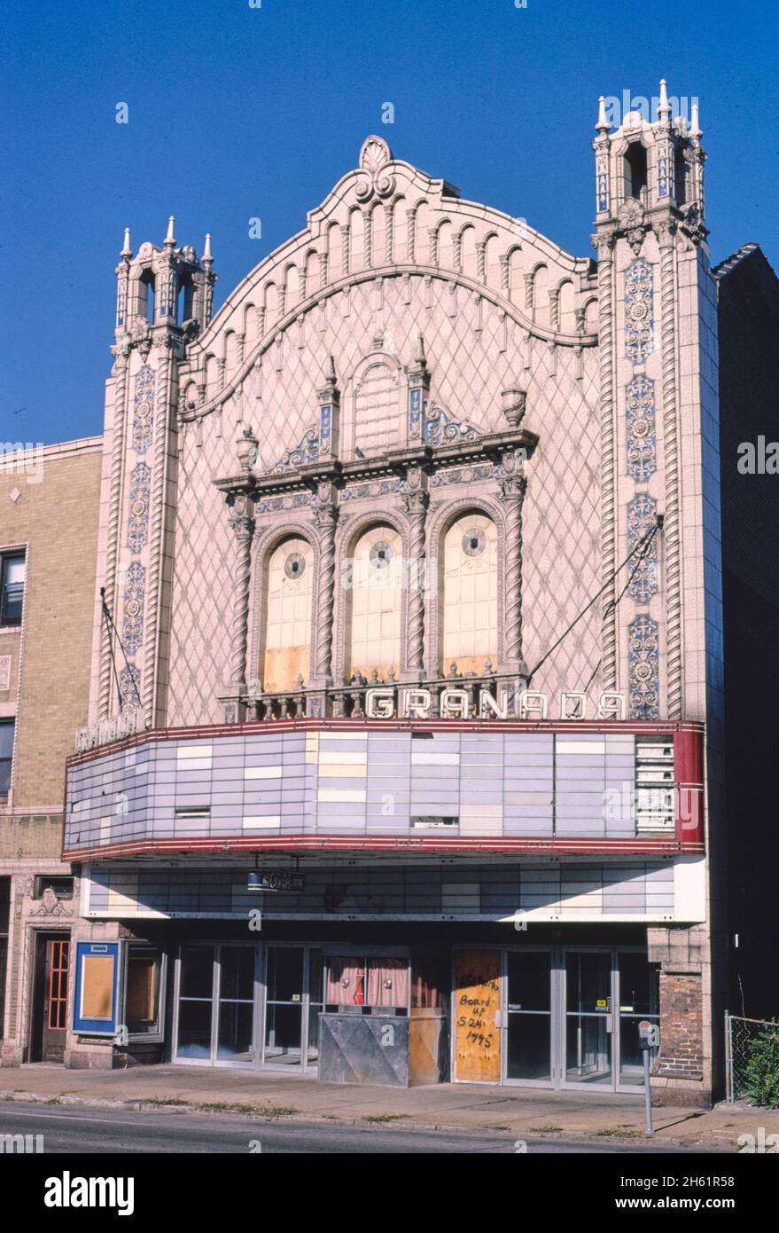 Granada Theatre, Saint Louis, Missouri; ca. 1988 Stockfoto