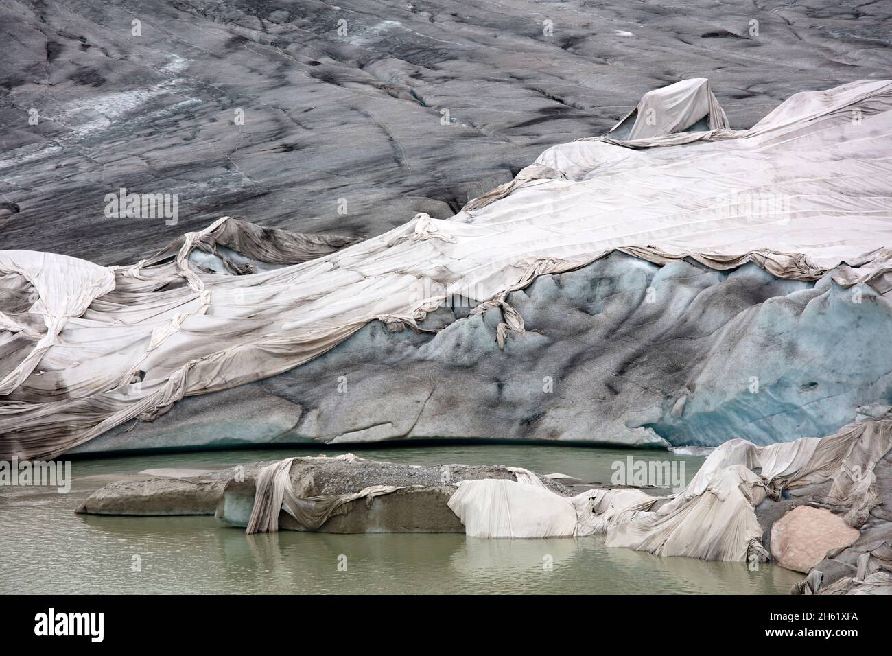 rhonegletscher Stockfoto