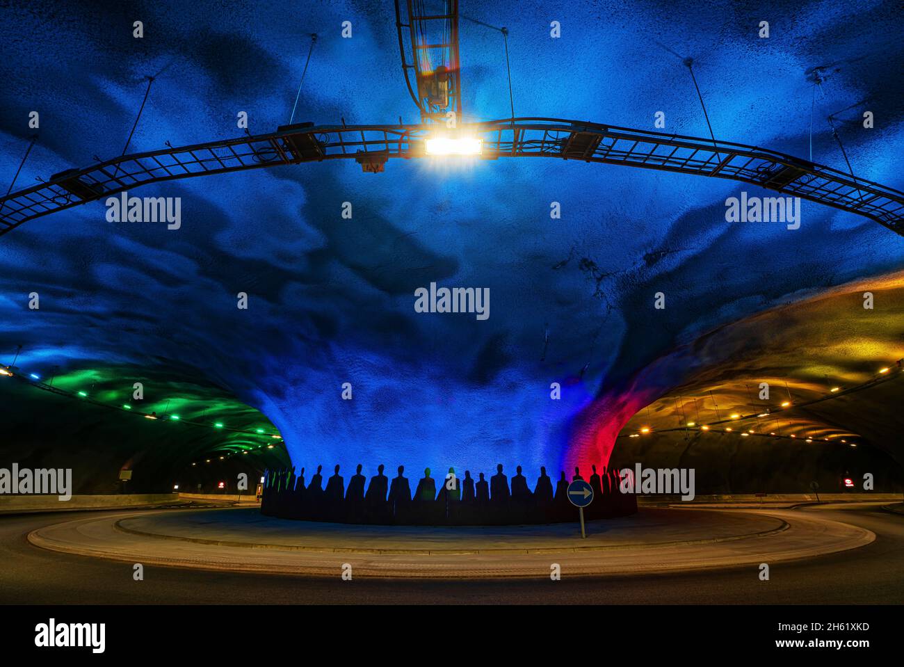 streymoy-eysturoy Unterwassertunnel, färöer-Inseln Stockfoto