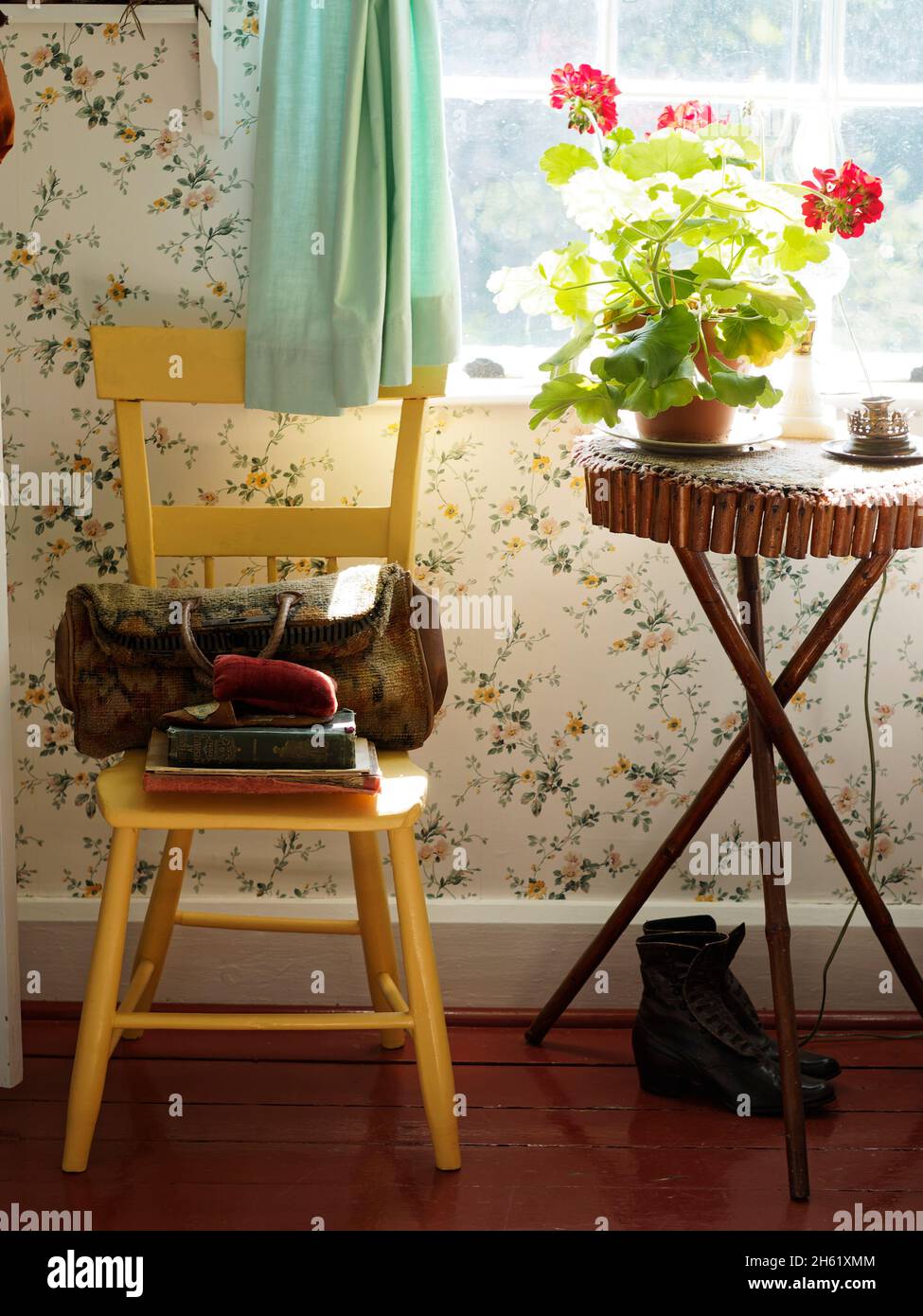 anne of Green Gables', anne of Green Gables Heritage Place, annes Schlafzimmer, Autorin lucy maude montgomery, kanada, fiktive Geschichte, Interieur, Prinz edward Insel Stockfoto