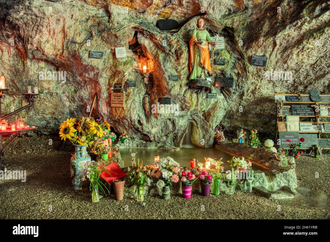 grotte église, Kanton jura, schweiz Stockfoto