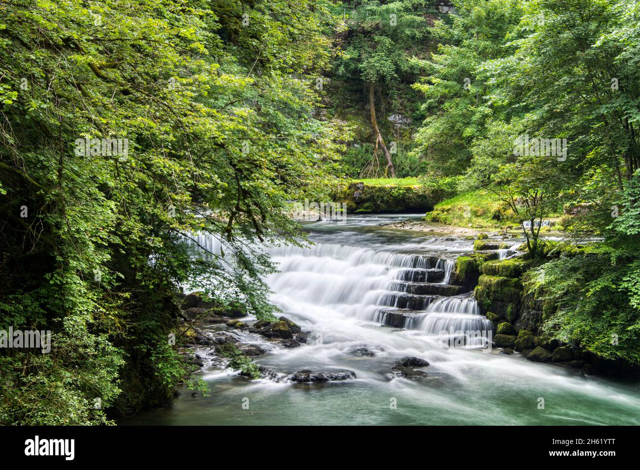 Source de la loue, frankreich Stockfoto