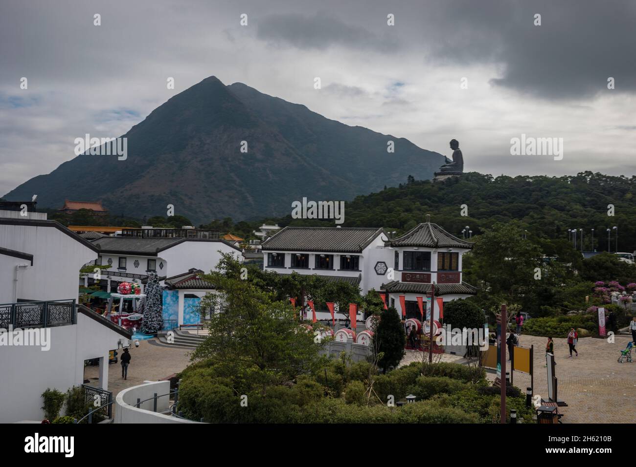 hongkongs größte Offshore-Insel lantau mit tian tan buddha Stockfoto