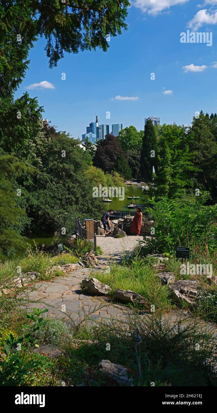 ViewPoint,palmengarten,frankfurt am Main,hessen,deutschland Stockfoto