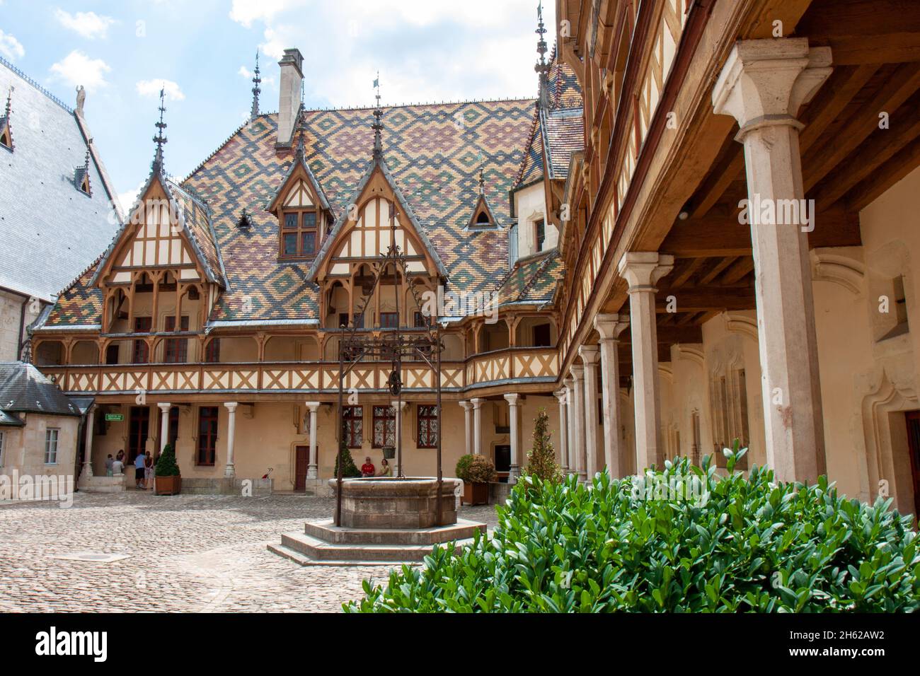 Hospize De Beaune Museum in Beaune, Côte d'Or, Frankreich Stockfoto