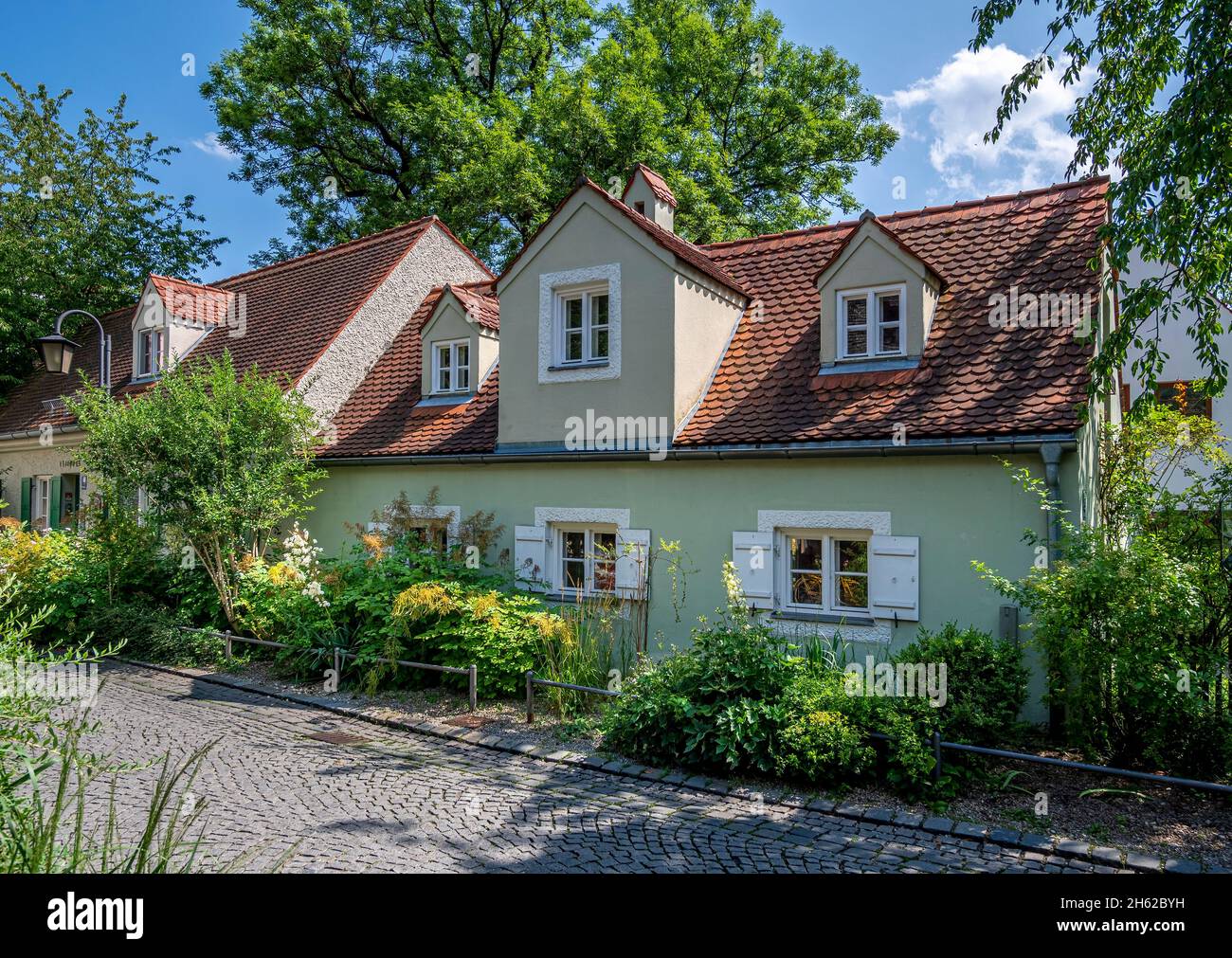 Historische Herberge Häuser, preysingstrasse, haidhausen, münchen, bayern, deutschland, europa Stockfoto