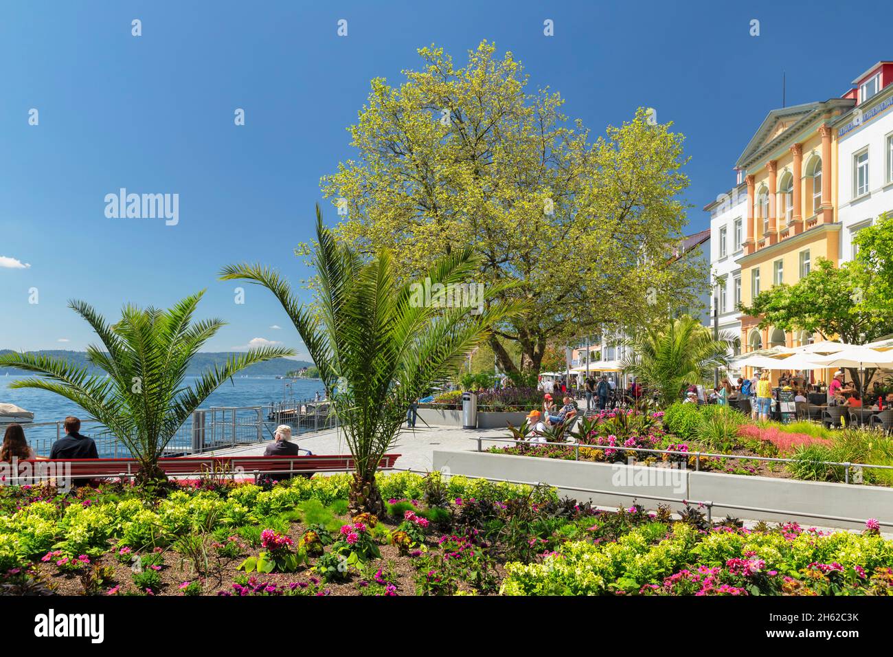 überlingen seepromenade vor yachthafen seepromenade überlingen
