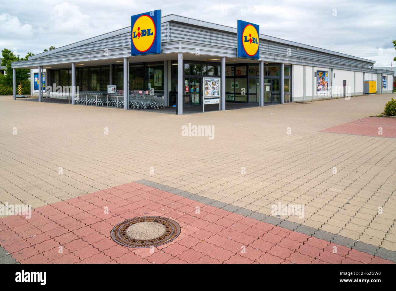 lidl-Filiale in landsberg am lech Stockfoto