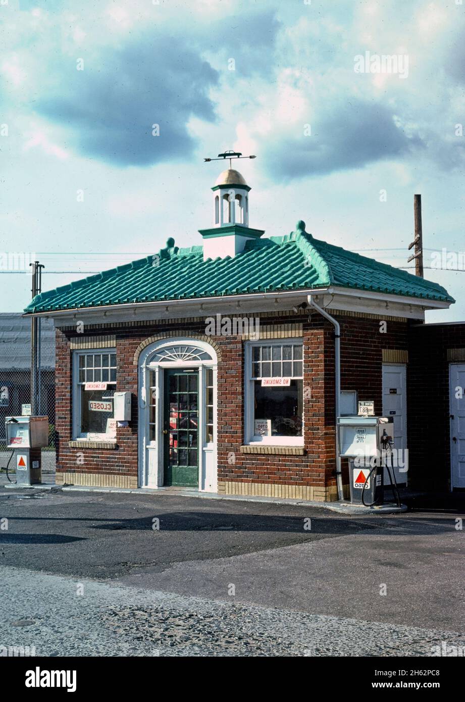 Leahy's Citco, Danbury, Connecticut; ca. 1978. Stockfoto