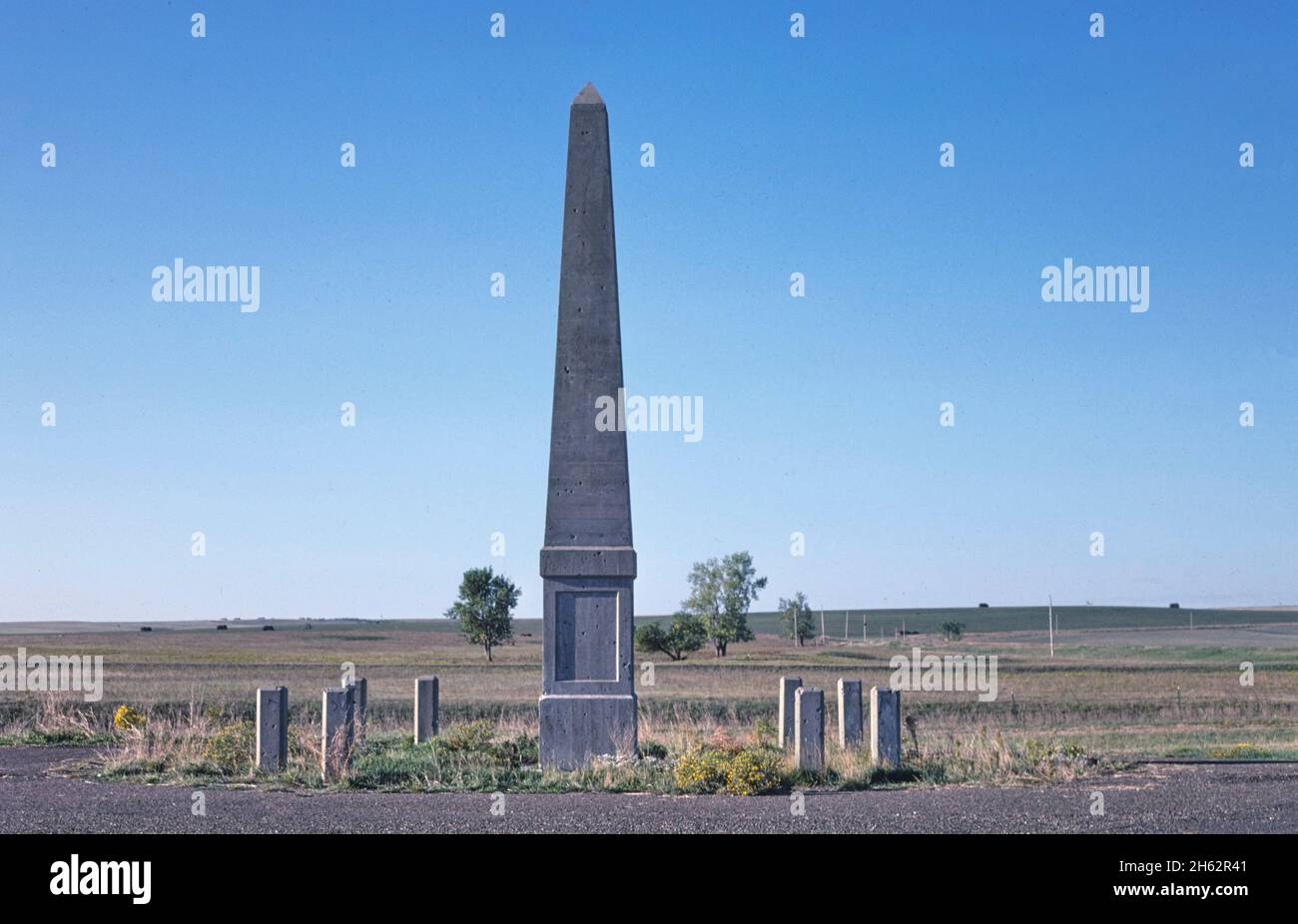 Sakakawea Monument, Route 1806, Mobridge, South Dakota; Ca. 1987 Stockfoto