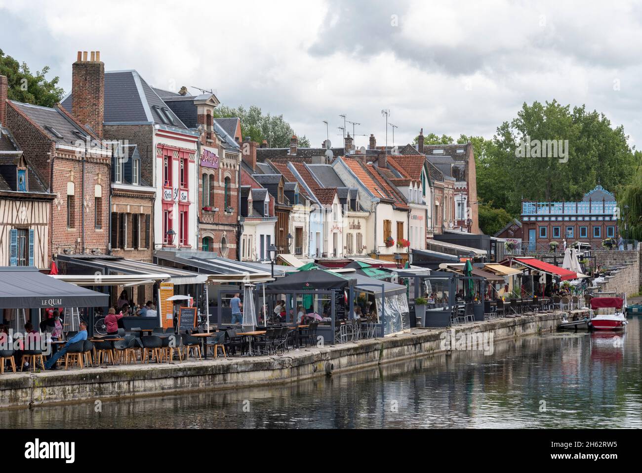 frankreich,hauts-de-france Region,amiens,quartier saint Leu an der somme Stockfoto