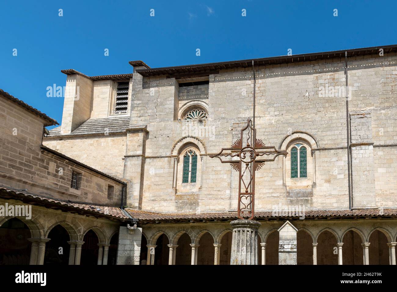 frankreich, Nouvelle-aquitaine, departement gironde, saint emilion, Stiftskirche, kloster cordeliers, ist ein unesco-Weltkulturerbe Stockfoto