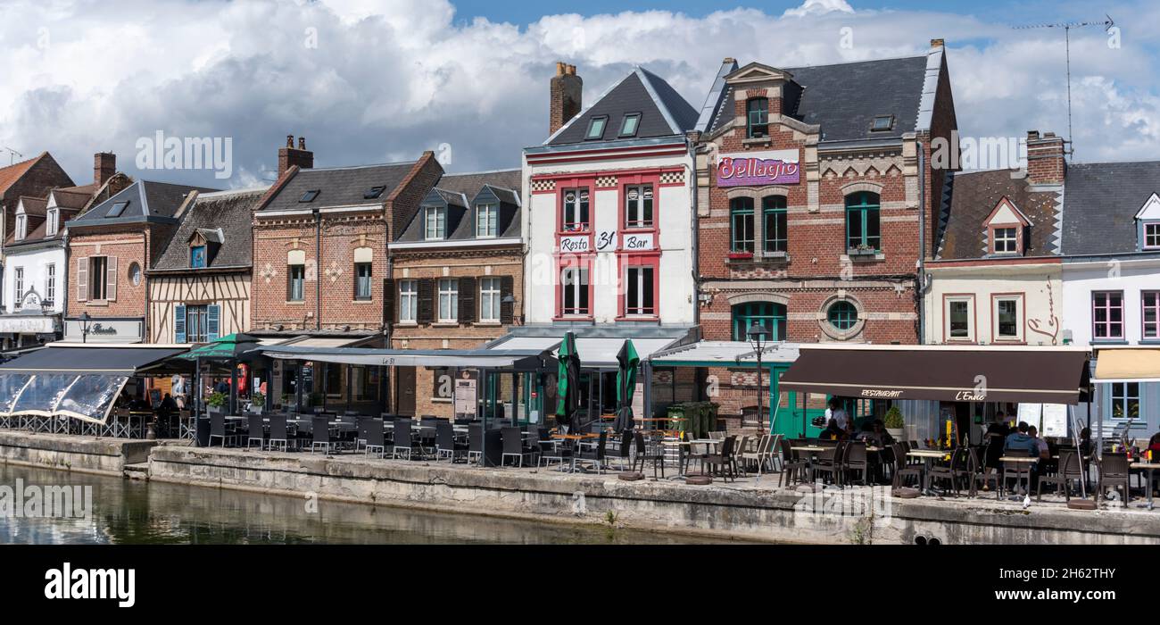 frankreich,hauts-de-france Region,amiens,quartier saint Leu an der somme Stockfoto