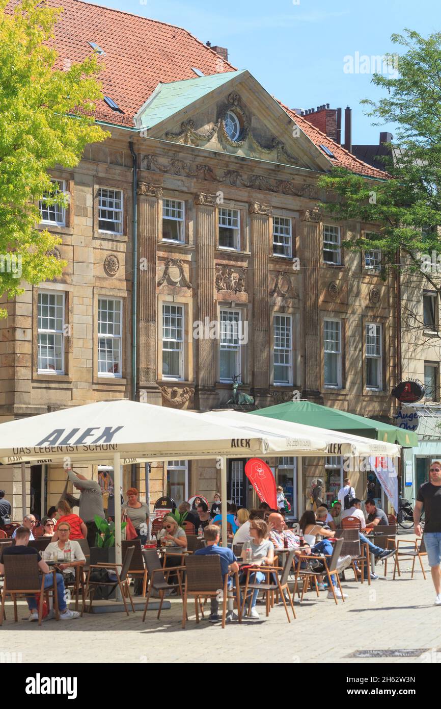 Fußgängerzone große straße,osnabrück,niedersachsen,deutschland,europa Stockfoto