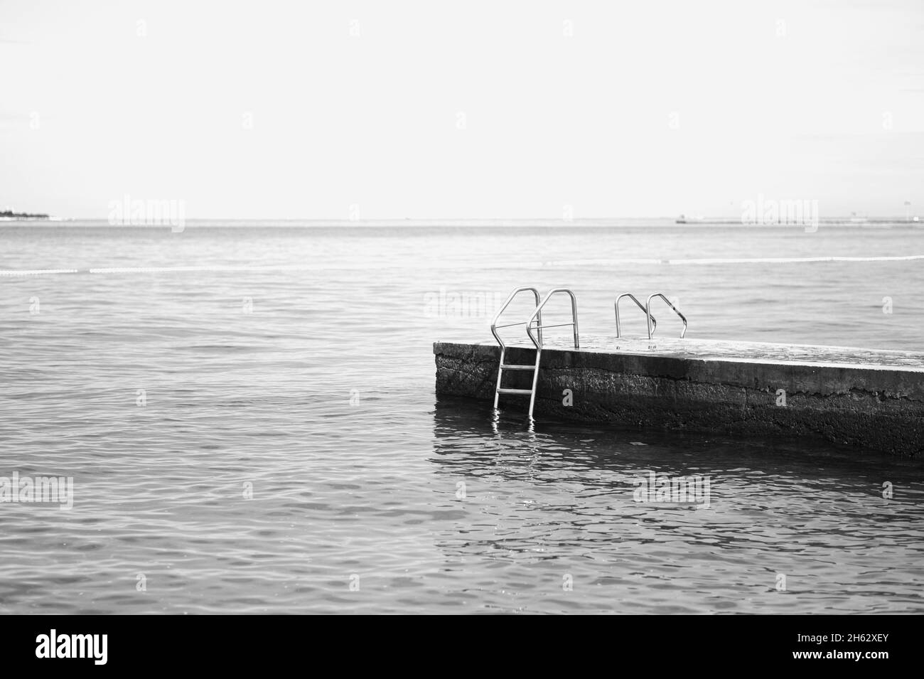 Spaß am Strand in istrien, kroatien Stockfoto