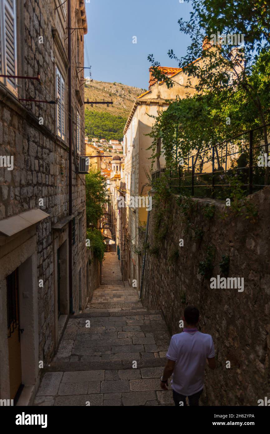 dubrovnik, kroatien - berühmt als Landung des Königs in der tv-Serie Thronspiel Stockfoto