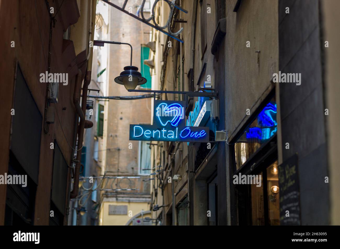 Nur einige Straßenfotografie in der Stadt genua (genua), der Hauptstadt der region ligurien in italien Stockfoto