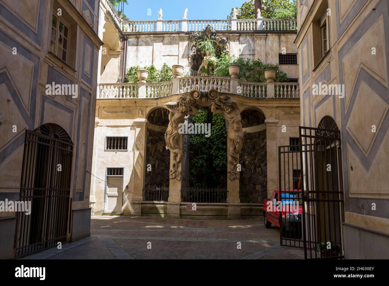 Nur einige Straßenfotografie in der Stadt genua (genua), der Hauptstadt der region ligurien in italien Stockfoto