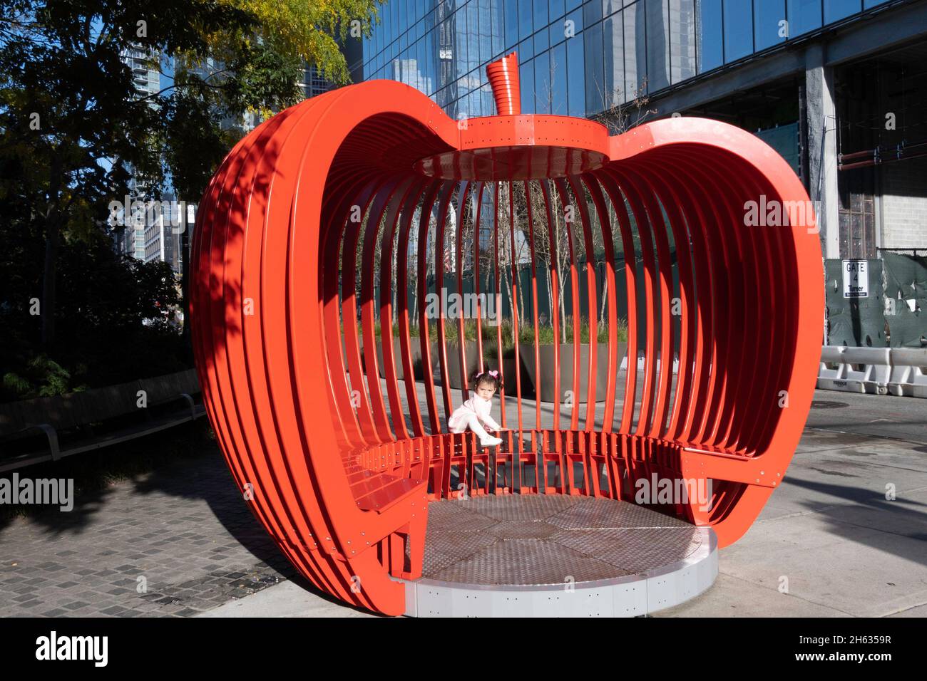 Bella Abzug Park, Hudson Yards, NYC, USA 2021 Stockfoto
