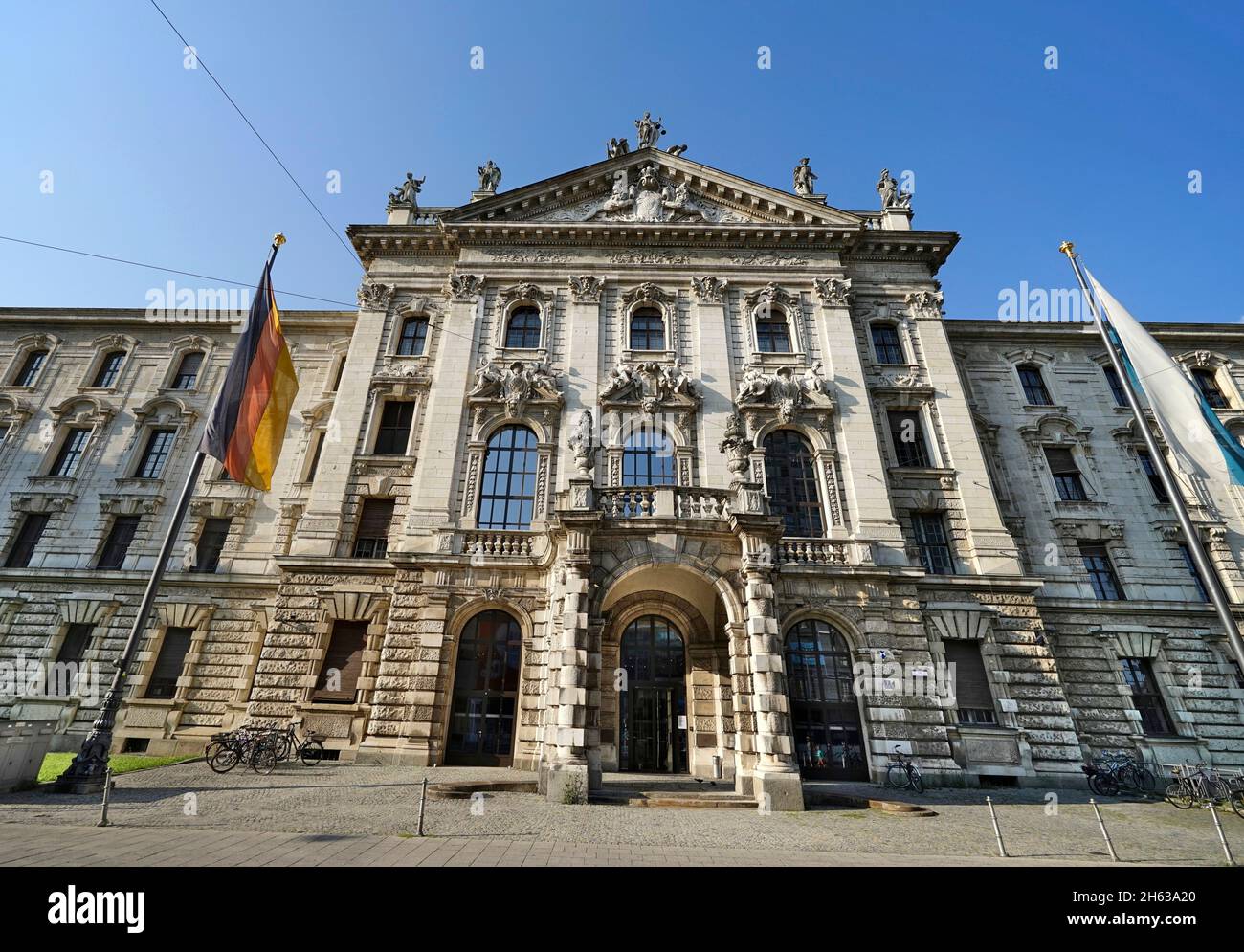 deutschland, bayern, münchen, stadtmitte, Justizpalast am karlsplatz, Landgericht münchen i Stockfoto