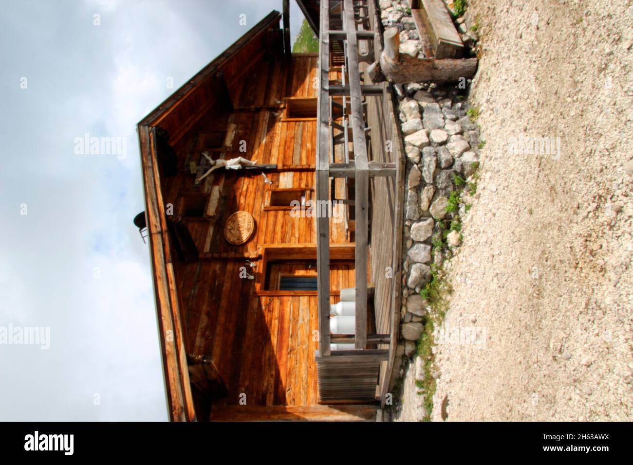 Wanderung zur Kreiner alm (1678m) auch tirol Milch alm,brandenberger alpen,tirol,münster Gemeinde,brunnen Stockfoto