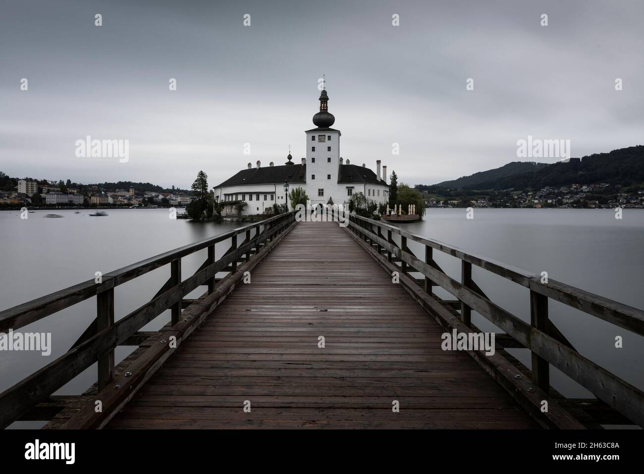 schloss orth am traunsee. Stockfoto